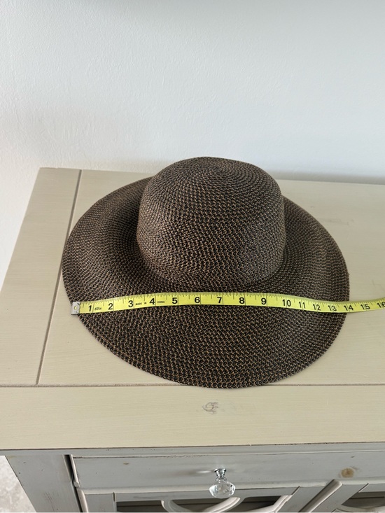 Eric Javits Brown Wide-Brim Straw Sun Hat main image 5